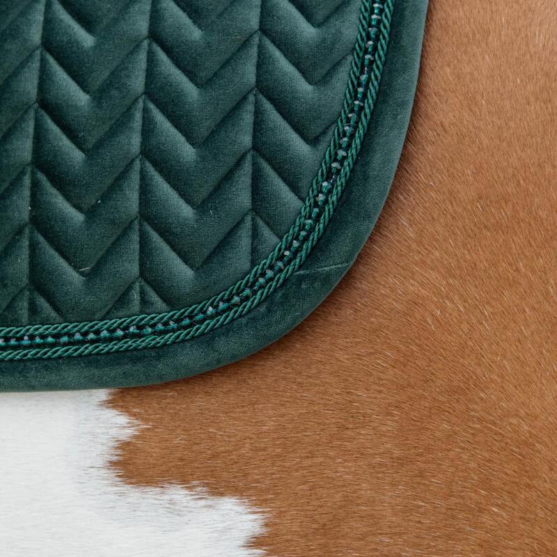Kentucky Zadeldek Velvet Pearls Groen - Jump
