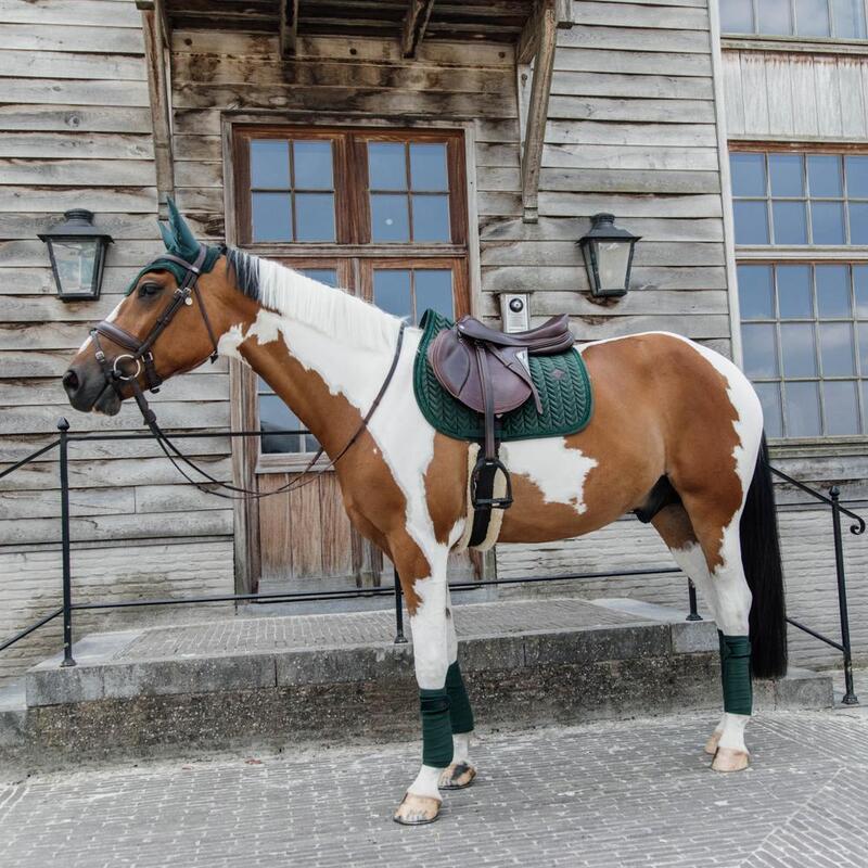 Kentucky Zadeldek Velvet Pearls Groen - Jump
