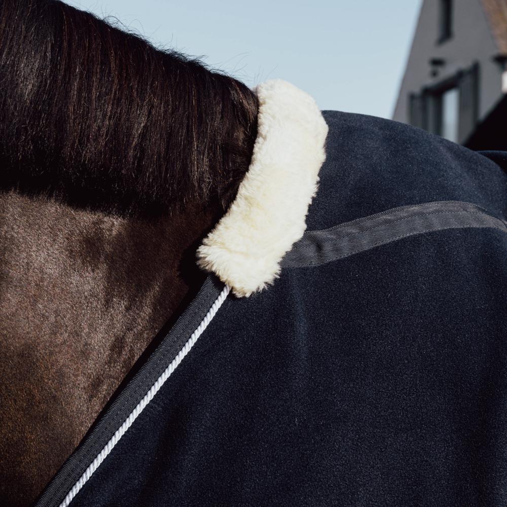 Heavy Fleecedeken - Navy 140 cm - Paardendeken 5/5