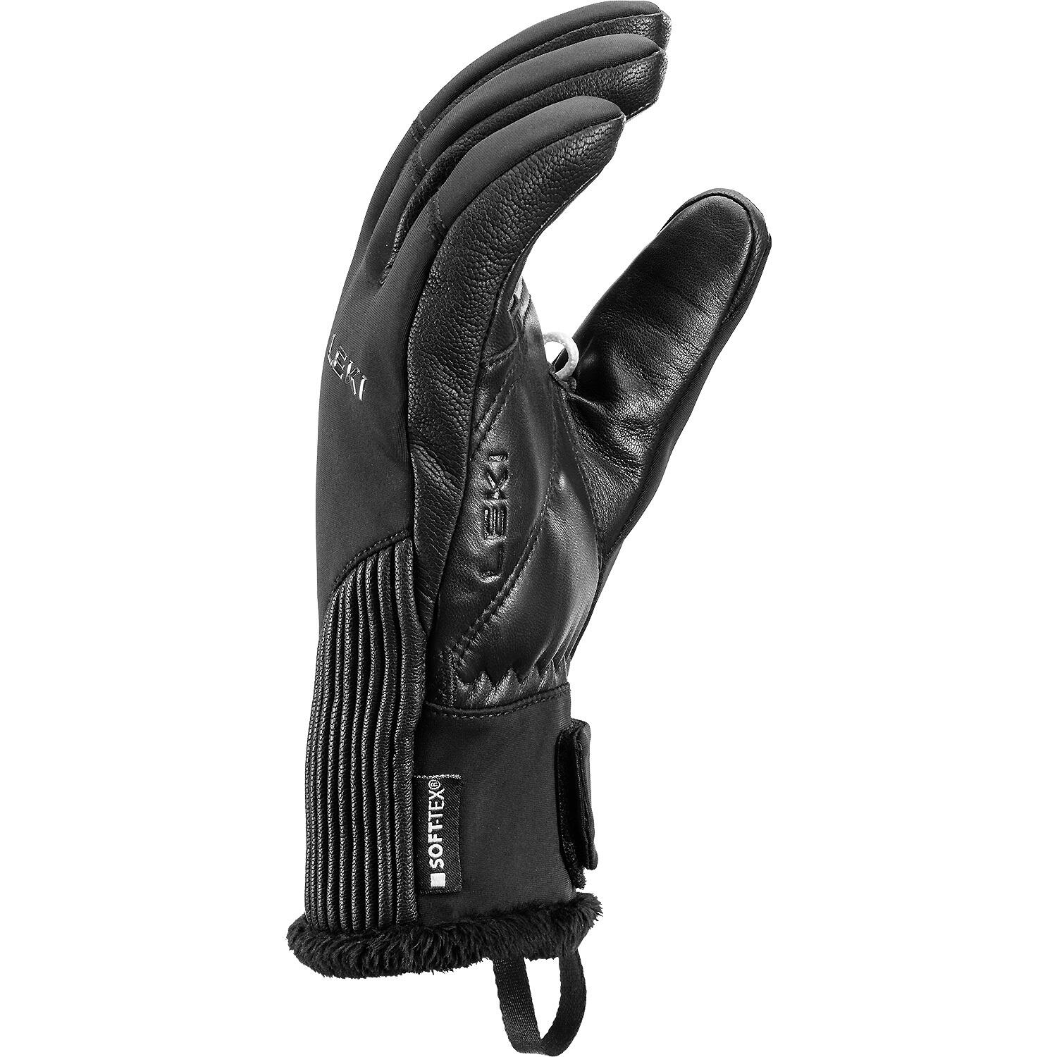 LEKI Vallarta 3D skihandschoenen zwart dames 4/5