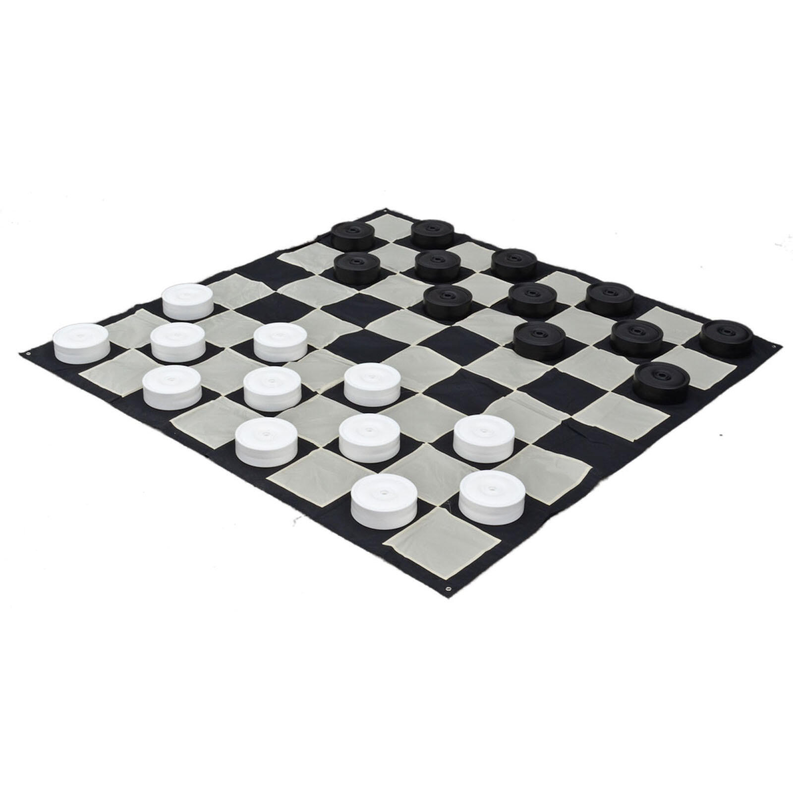 Large 22cm Diameter Plastic Checkers Pieces