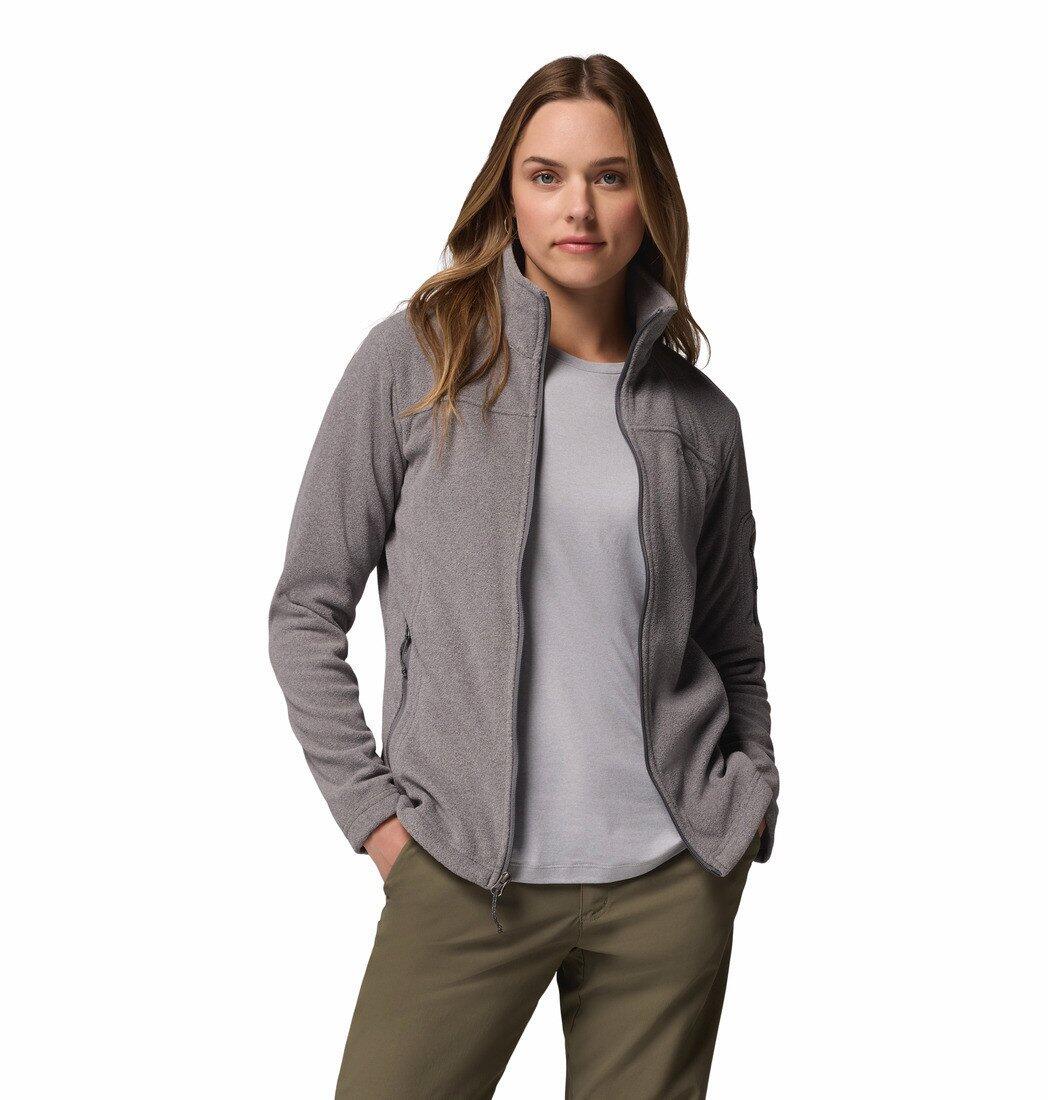Polaires Et Pulls Femme - COLUMBIA Fast Trek™ II Jacket - City Grey Heath 7/7