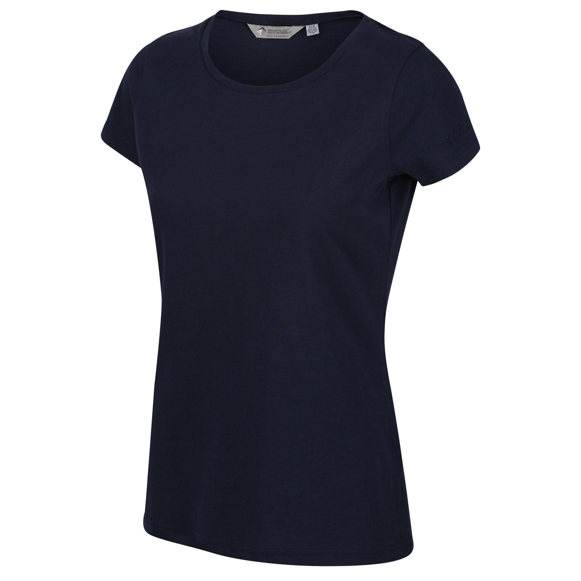 Womens/Ladies Carlie TShirt (Navy) 1/5