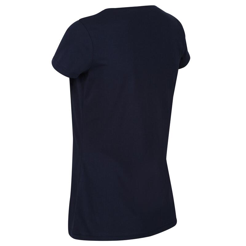 T-Shirt Carlie Mulher Azul Marinho