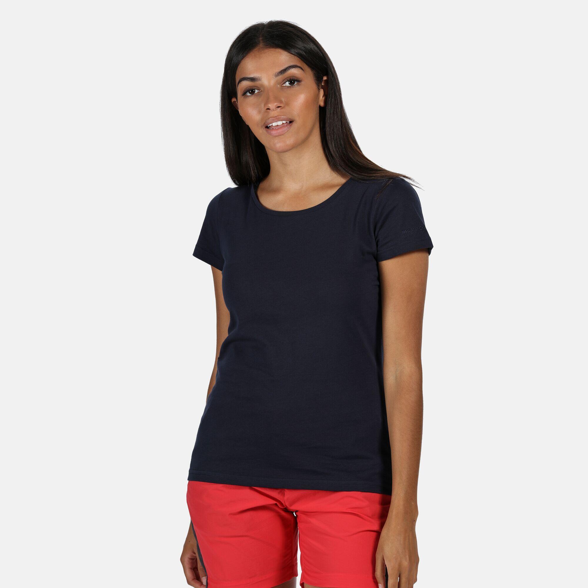 Womens/Ladies Carlie TShirt (Navy) 4/5