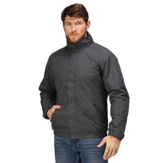 Regatta Veste Imperméable DOVER Homme (Gris Foncé/noir)