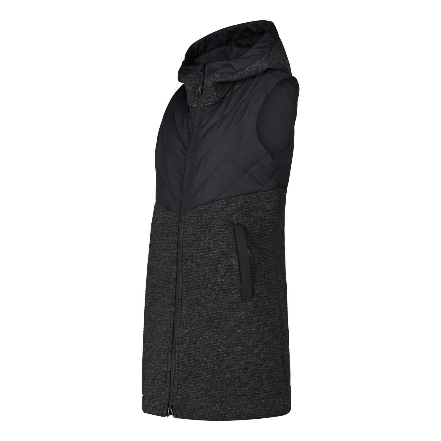 CMP Damen Weste WOMAN VEST LONG FIX HOOD 34M0366 3/3