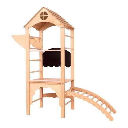 Indoor Klettergerüst Turmhaus Spielplatz - Holz