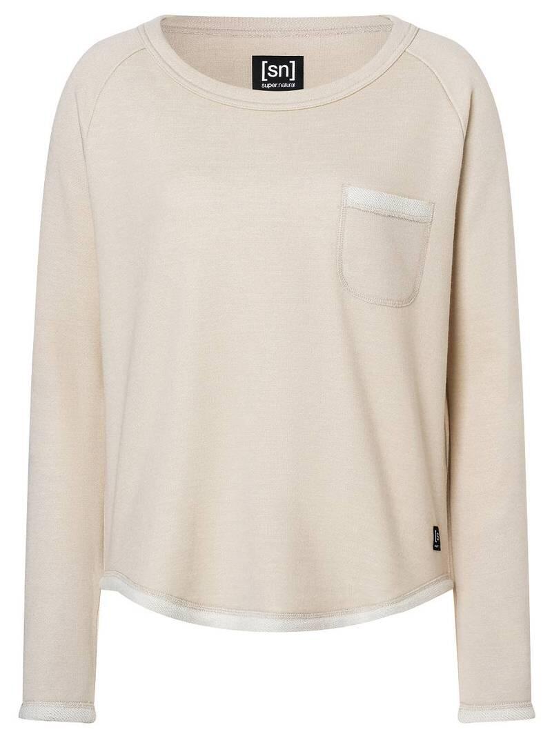 SUPER NATURAL Super. W Knit Crew Fresh White