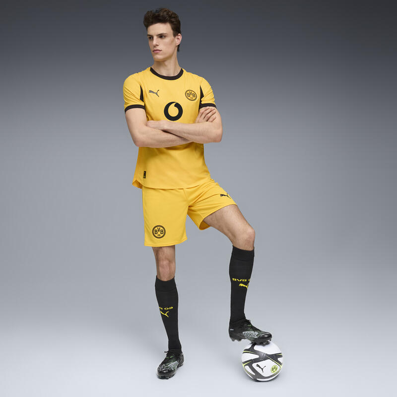 Șort bărbați elastic, 25/26, galben PUMA