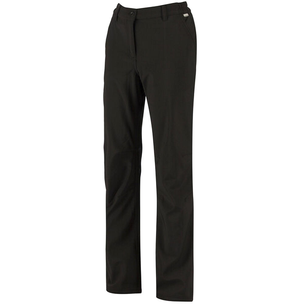 Great Outdoors Womens/Ladies Fenton Softshell Walking Trousers (Black) 3/5