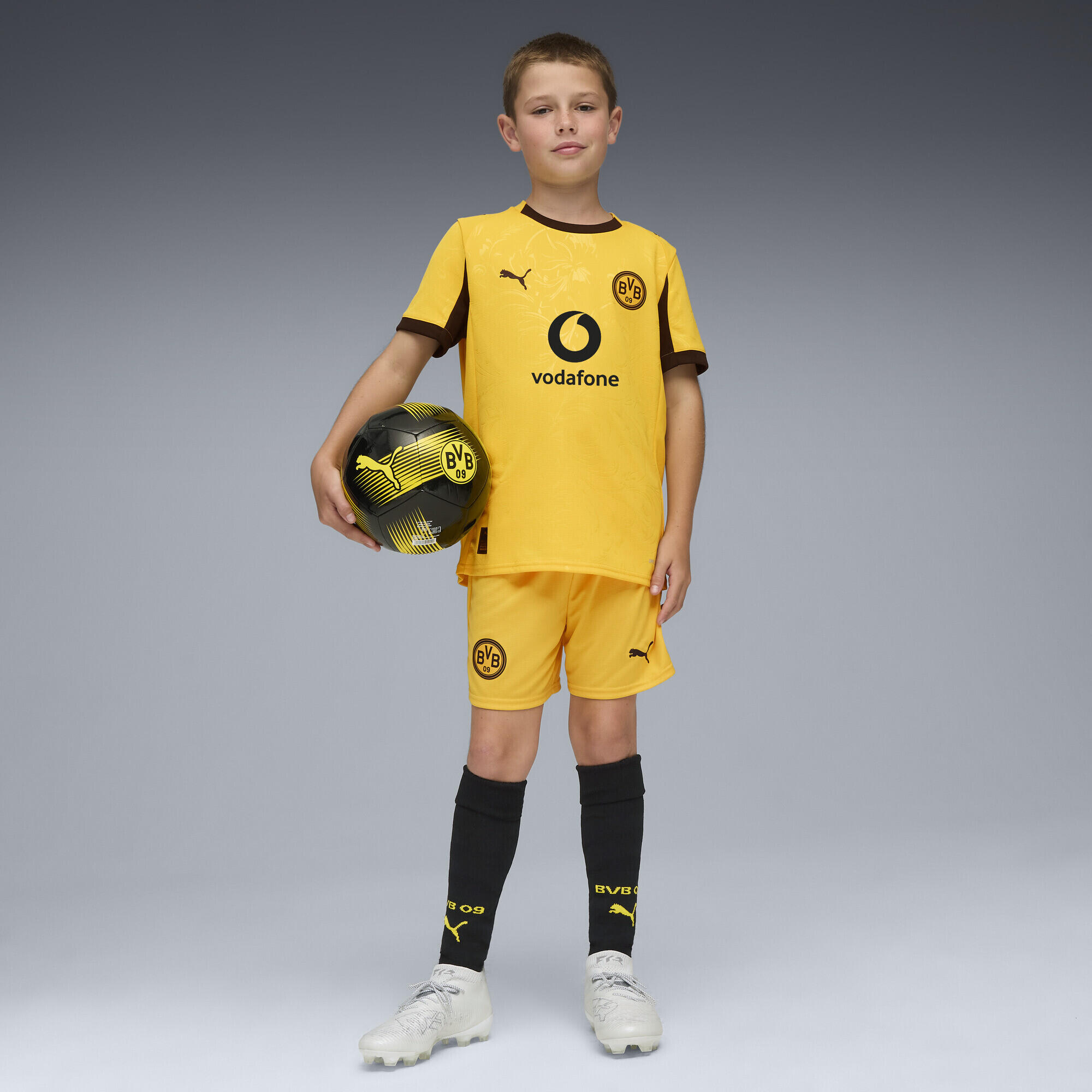 Borussia Dortmund 25/26 short voor jongeren PUMA 4/6