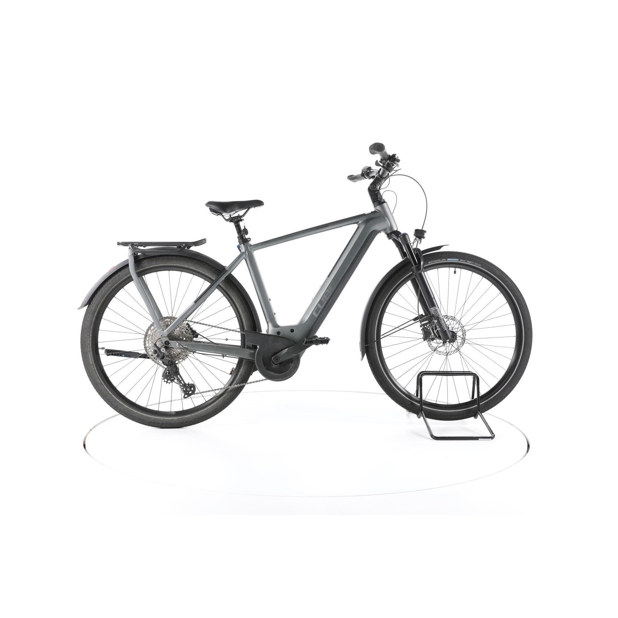 Cube - Reconditionné - Cube Kathmandu Hybrid Pro Trekking Vélo Électrique - Très Bon - Vélo De Voyage - Gris - 54 - Decathlon