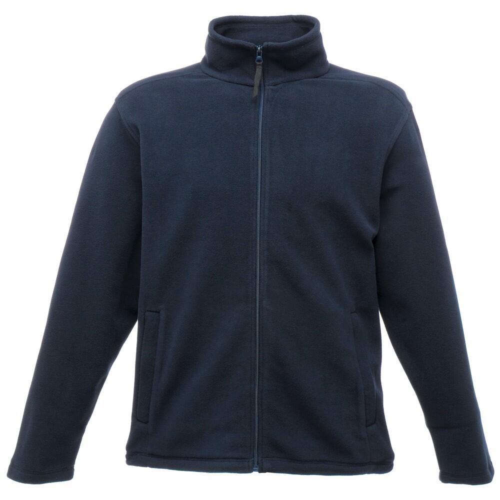 REGATTA Mens Plain Micro Fleece Full Zip Jacket (Layer Lite) (Dark Navy)
