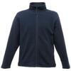 Chaqueta lisa de tejido micro polar con cremallera para hombre Azul oscuro