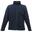 Chaqueta lisa de tejido micro polar con cremallera para hombre Azul oscuro