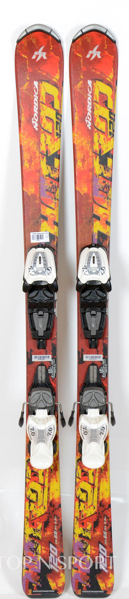RECONDITIONNE - Skis junior Nordica HOT ROD J ORA - BON 2/5