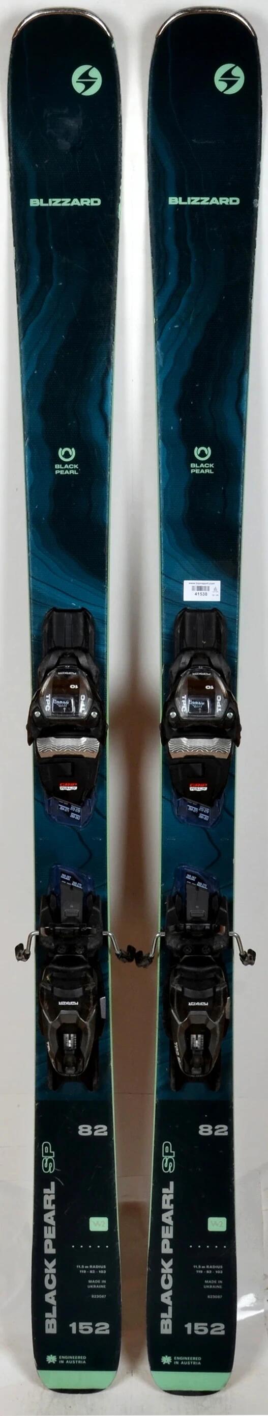 REONDITIONNE - Skis Blizzard BLACK PEARL 82 SP blue - CORRECT 2/4