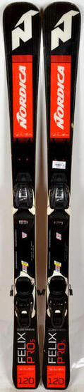 RECONDITIONNE - Skis junior Nordica FELIX PRO S black - BON