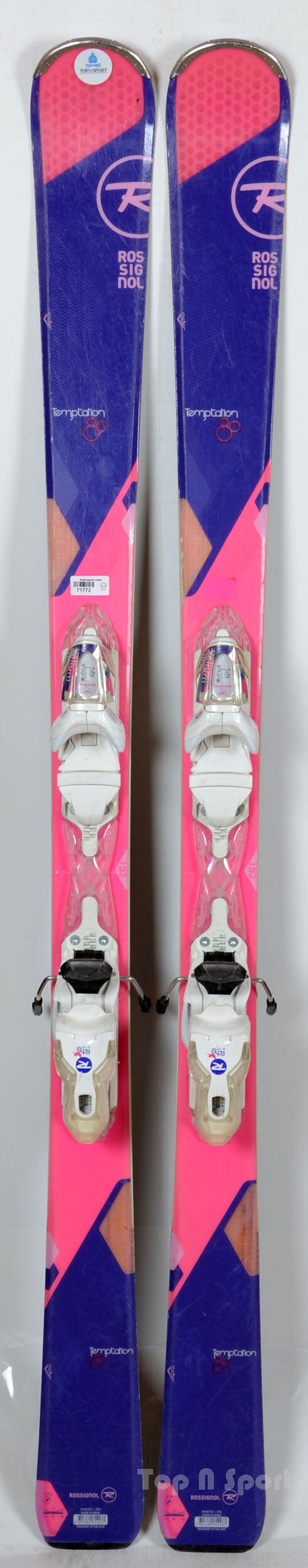 RECONDITIONNE - Skis Rossignol TEMPTATION 80 - BON 2/5