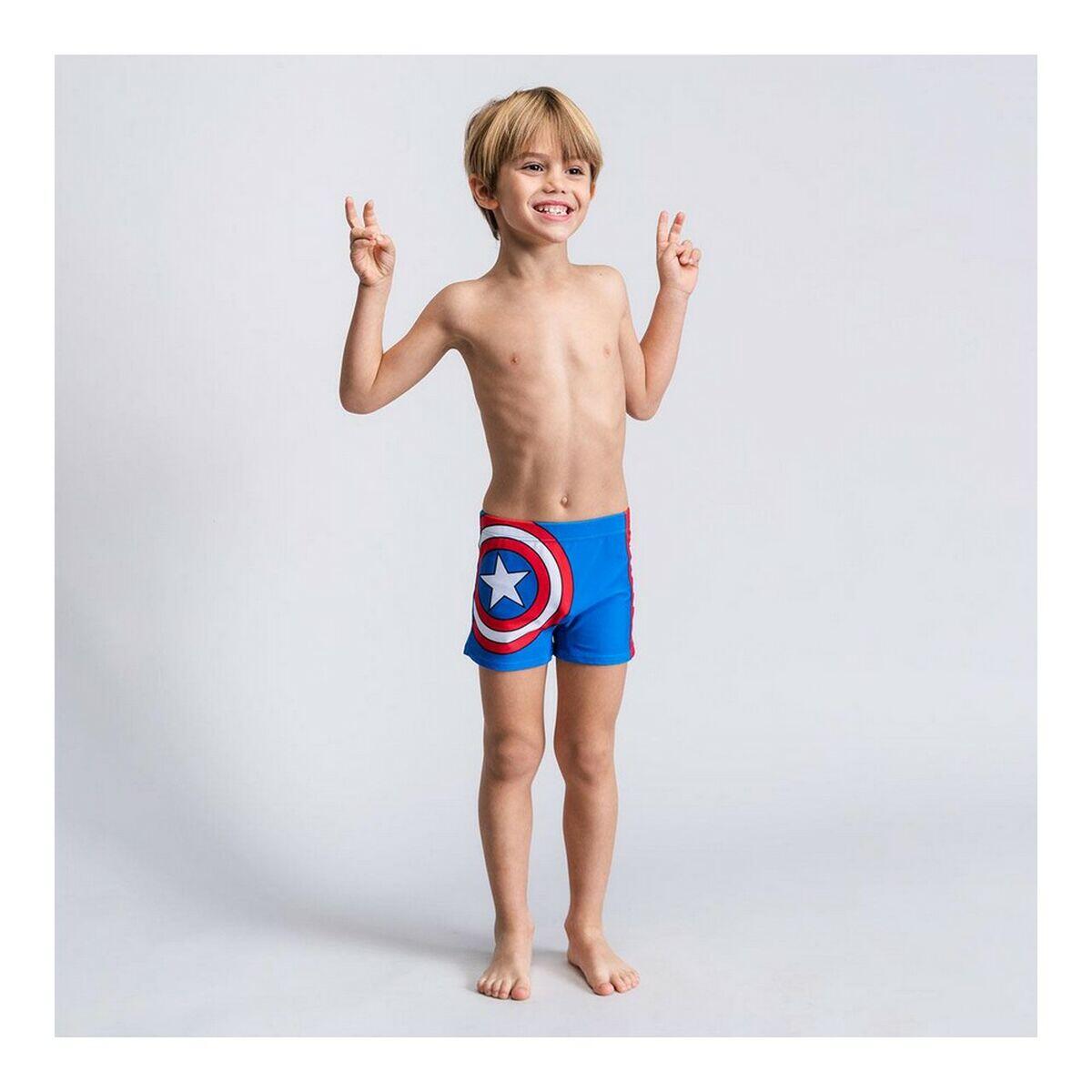 Boxer de Bain pour Enfants The Avengers Bleu 3/5