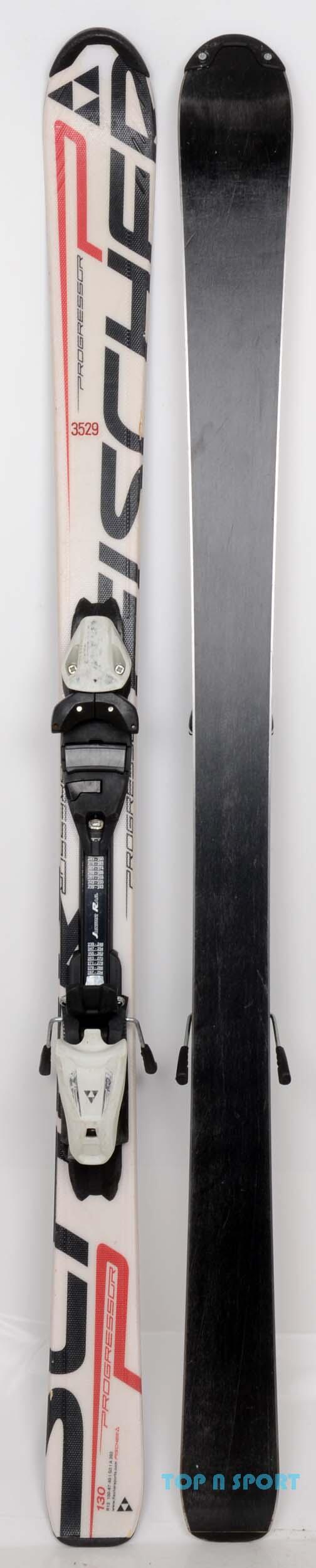 REONDITIONNE - Skis junior Fischer PROGRESSOR Jr White - Skis d'occas - CORRECT 3/4