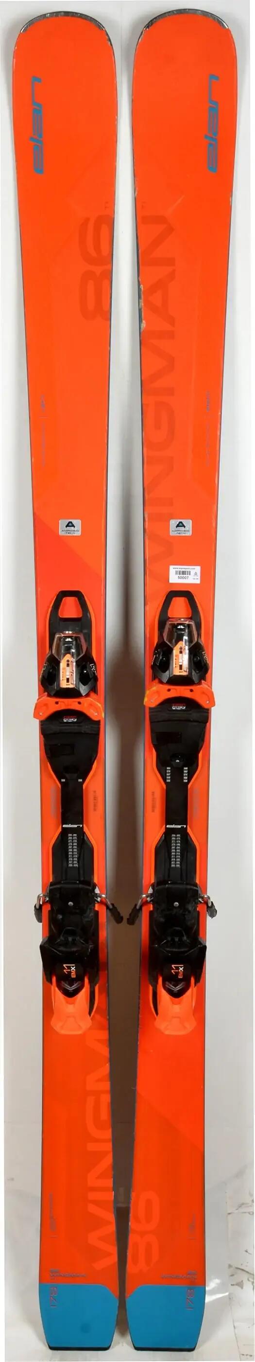 RECONDITIONNE - Skis Elan WINGMAN 86 Ti Orange - BON 2/2