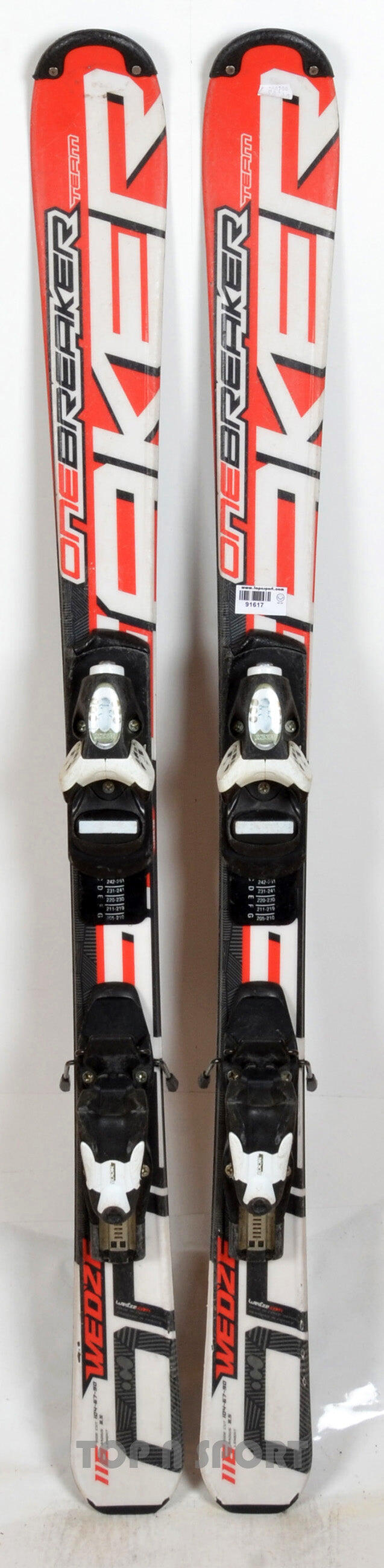 REONDITIONNE - Skis junior Wedze ONEBREAKER TEAM - CORRECT 3/4