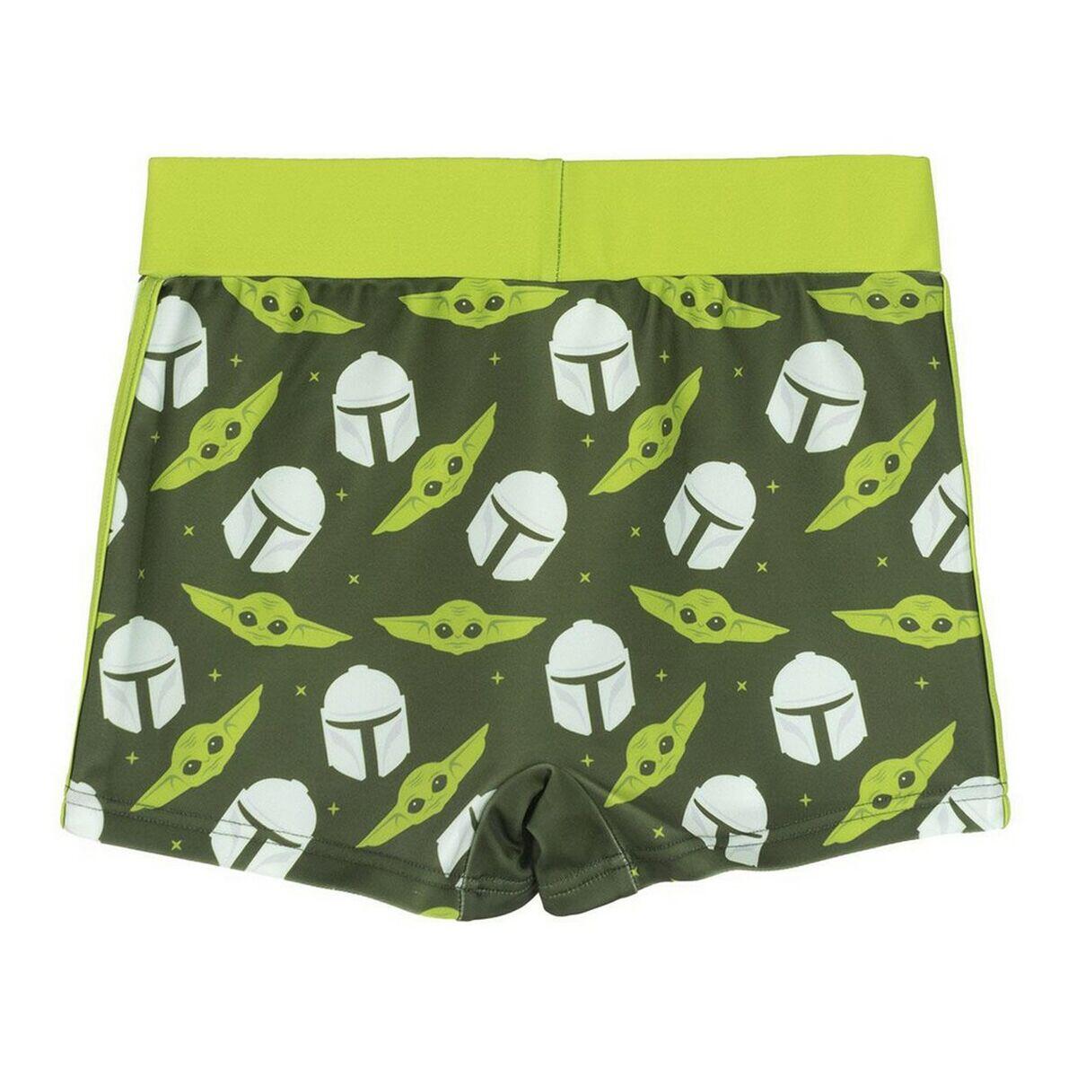 Bañador Boxer Para Niños The Mandalorian Verde 3/5