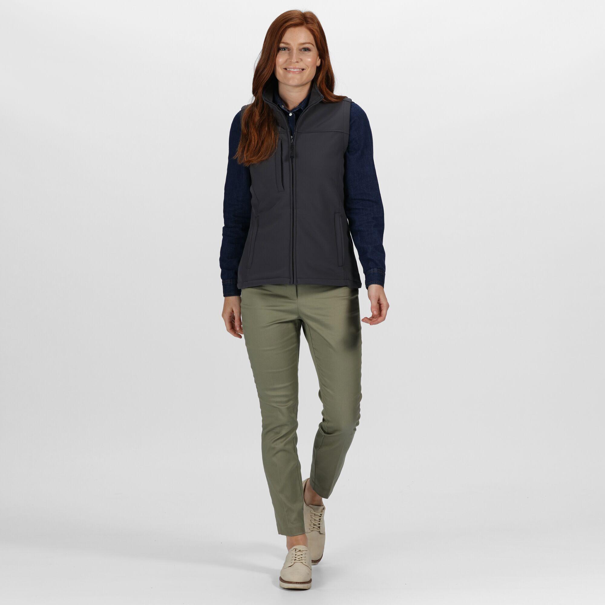 Softshellweste Flux Damen Dunkelgrau 4/5