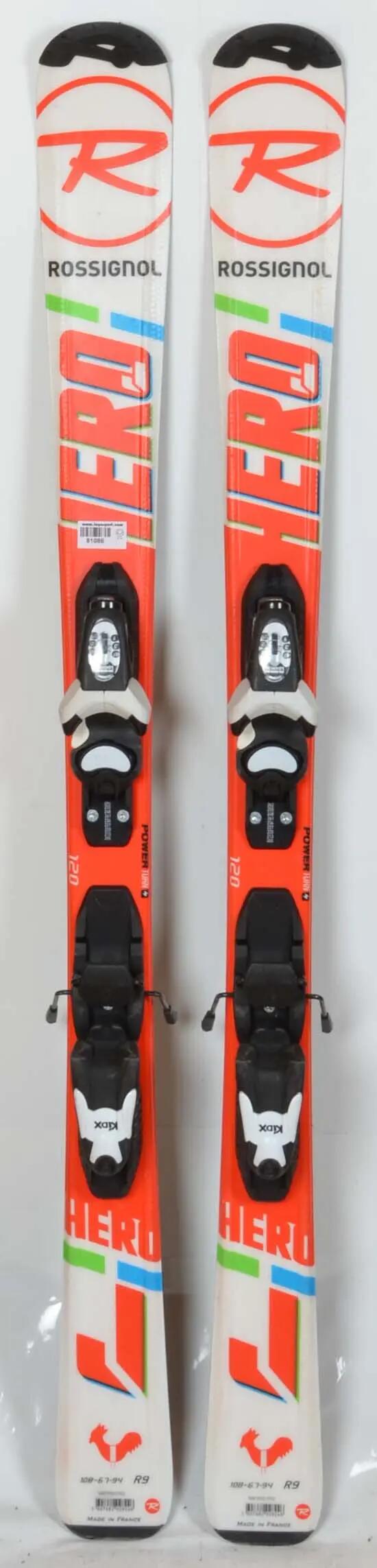 RECONDITIONNE - Skis junior Rossignol HERO JUNIOR - BON 2/3