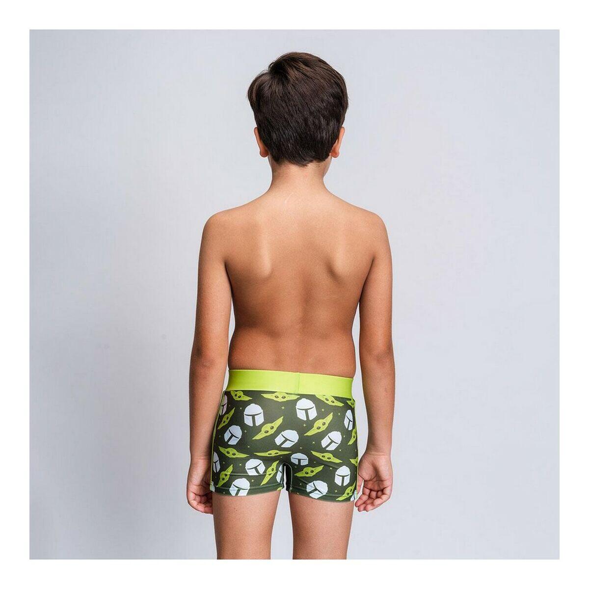 Bañador Boxer Para Niños The Mandalorian Verde 2/5