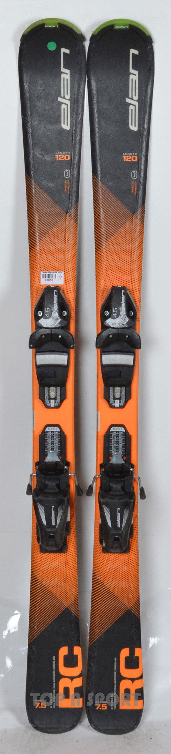 RECONDITIONNE - Skis junior Elan RC ORANGE SHIFT - BON 4/5
