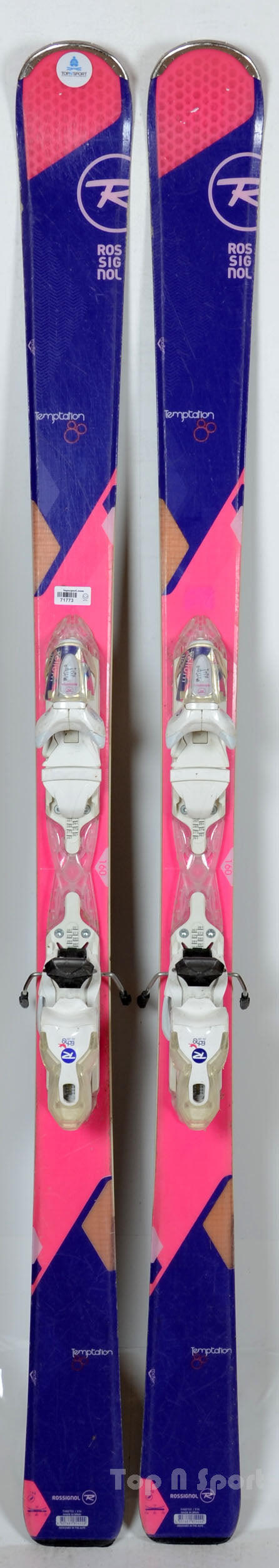 RECONDITIONNE - Skis Rossignol TEMPTATION 80 - BON 4/5