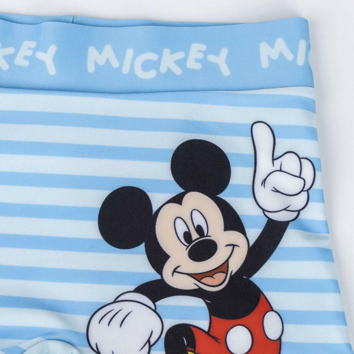 Bañador Boxer Para Niños Mickey Mouse Azul 3/3