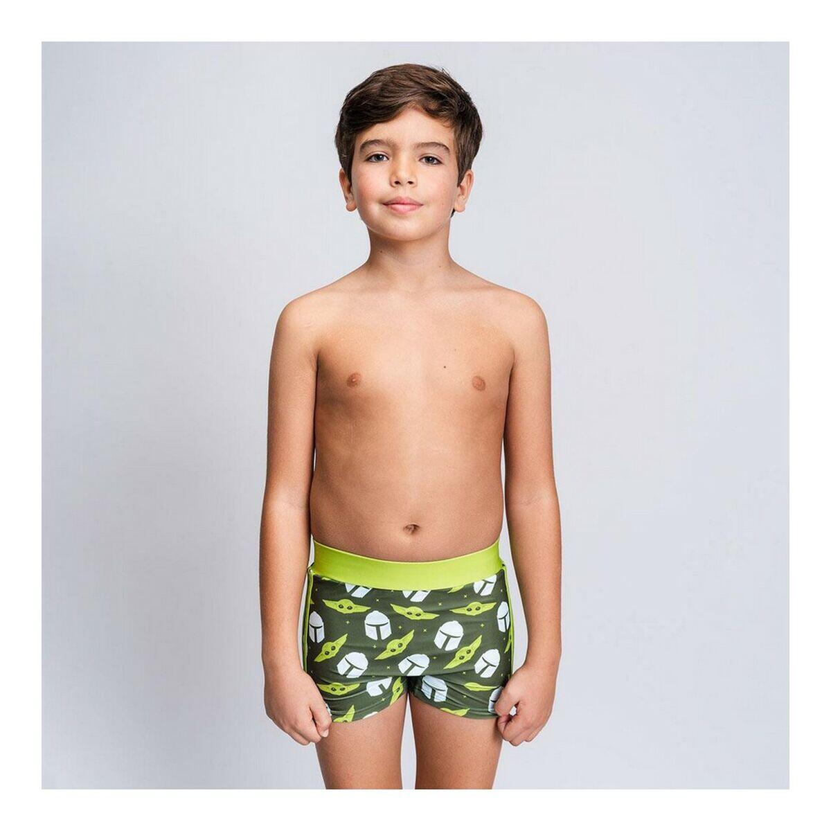 Bañador Boxer Para Niños The Mandalorian Verde 4/5