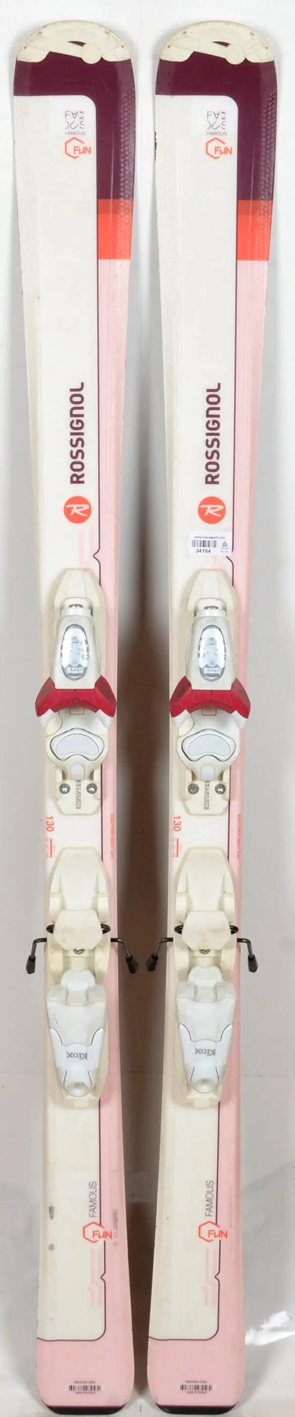 RECONDITIONNE - Skis junior Rossignol FAMOUS JR - BON 2/2