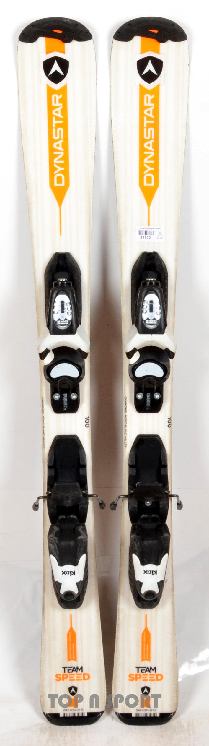 RECONDITIONNE - Skis junior Dynastar TEAM SPEED white / ora - BON 2/3