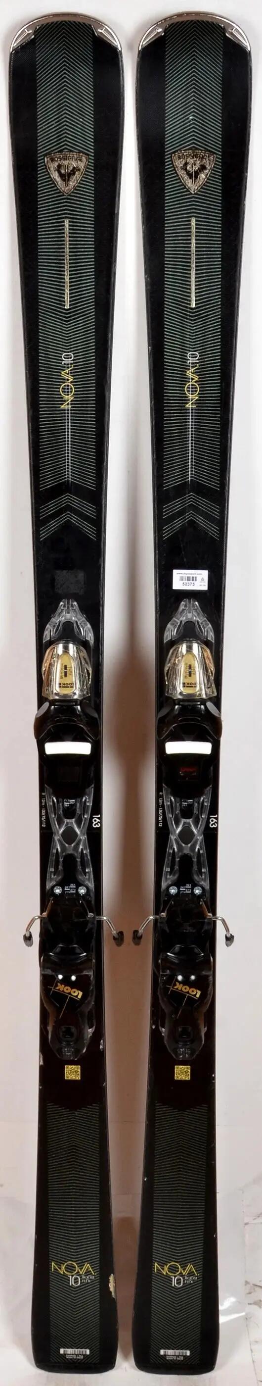 RECONDITIONNE - Skis Rossignol NOVA 10 Ti black - BON 1/1