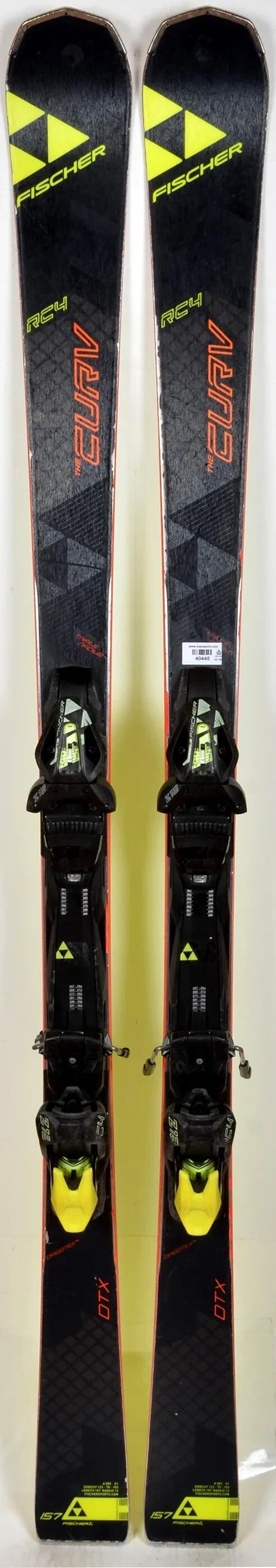 RECONDITIONNE - Skis Fischer THE CURV DTX black - BON 2/2