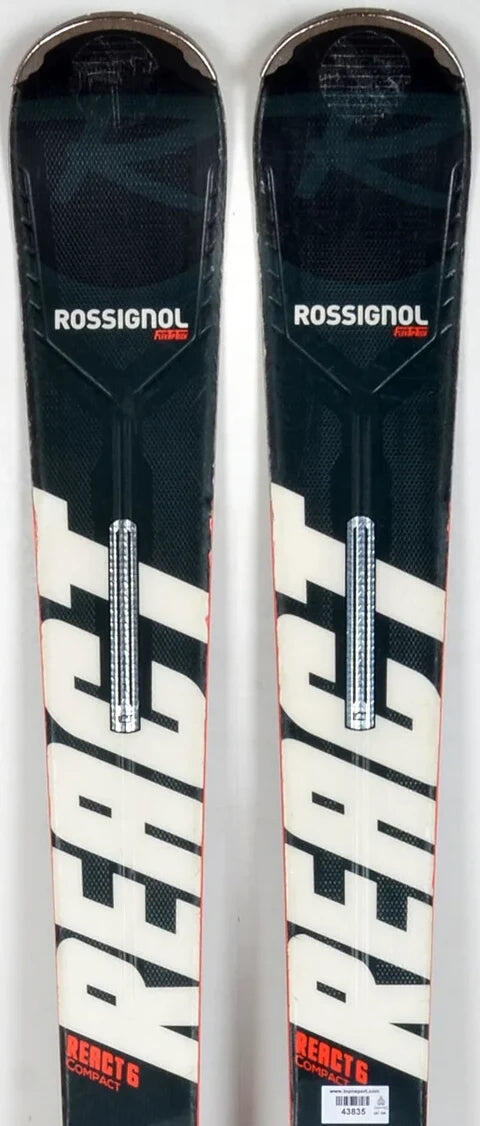 ROSSIGNOL REONDITIONNE - Skis Rossignol REACT R6 COMPACT black - CORRECT
