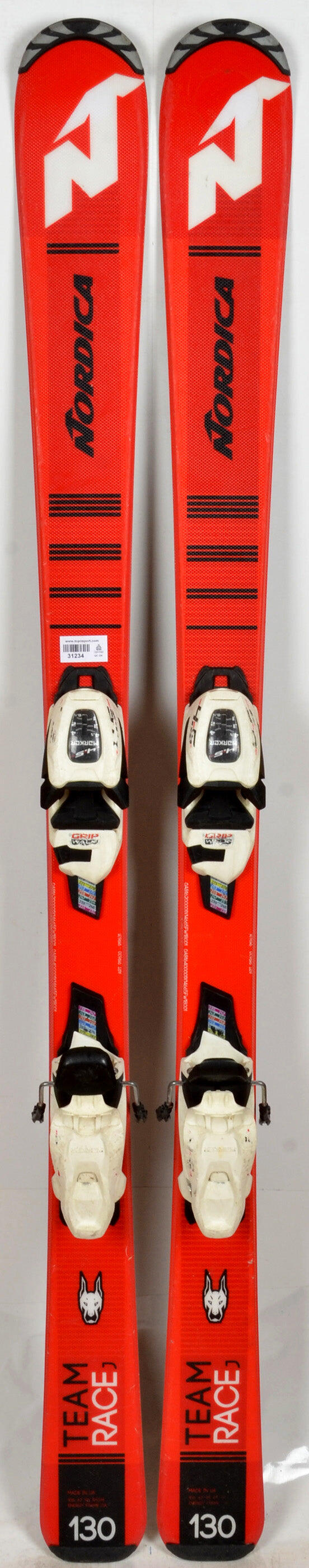 RECONDITIONNE - Skis junior Nordica TEAM J RACE FDT - BON 4/5