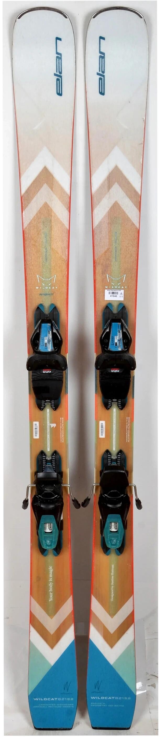 ELAN REONDITIONNE - Skis Elan WILDCAT 82 Justine Hutteau - CORRECT