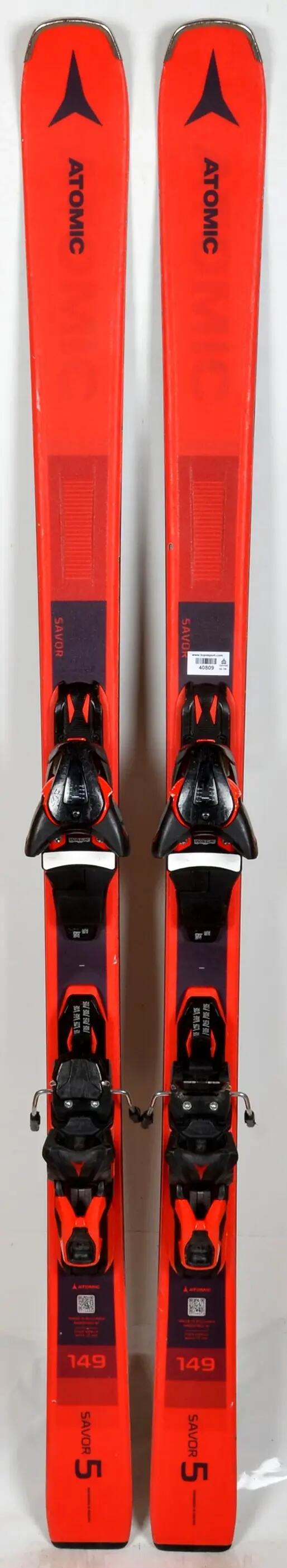 REONDITIONNE - Skis Atomic SAVOR 5 red - CORRECT 2/4
