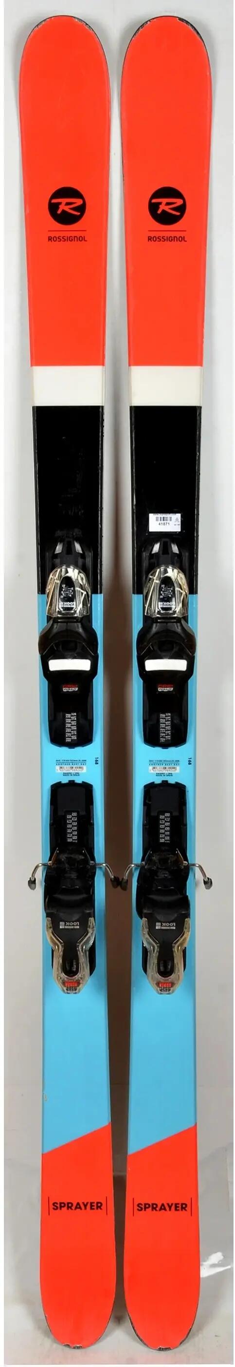 RECONDITIONNE - Skis Rossignol SPRAYER red / blue / blk - BON 3/4