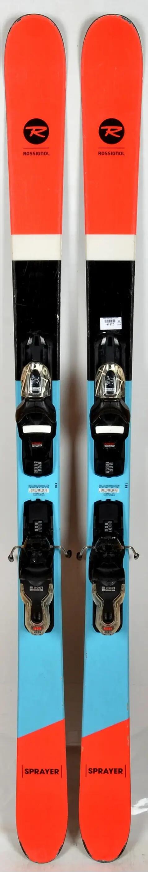 RECONDITIONNE - Skis Rossignol SPRAYER red / blue / blk - BON 2/4