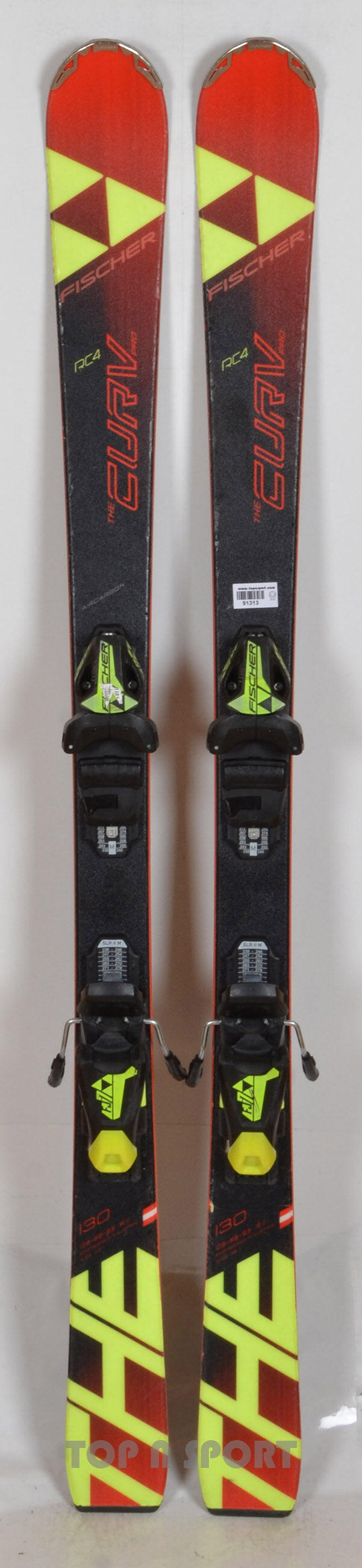 RECONDITIONNE - Skis junior Fischer RC4 THE CURV PRO - BON 2/3
