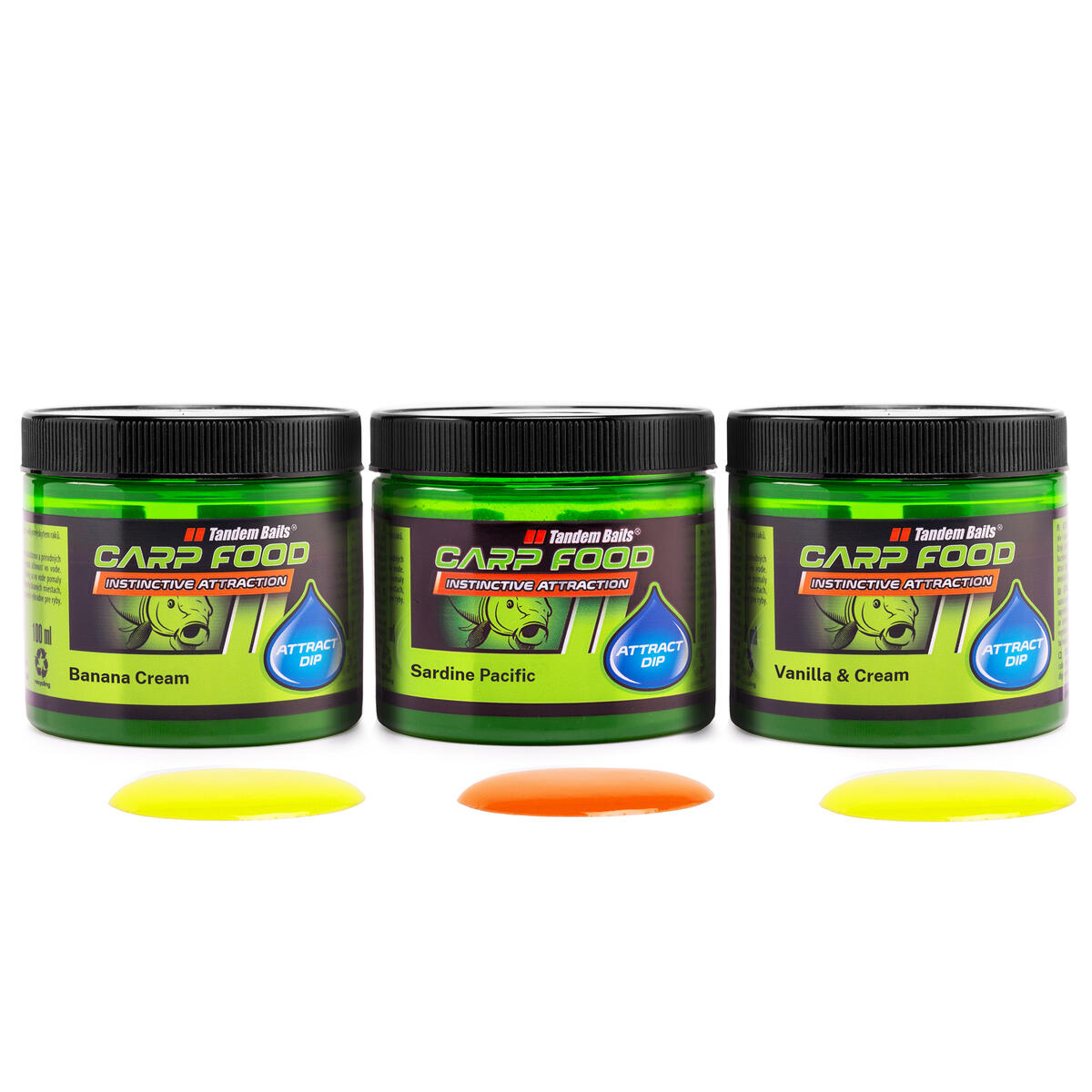 TANDEM BAITS Dip Carp Food Attract Mix č. 1 100ml 3ks