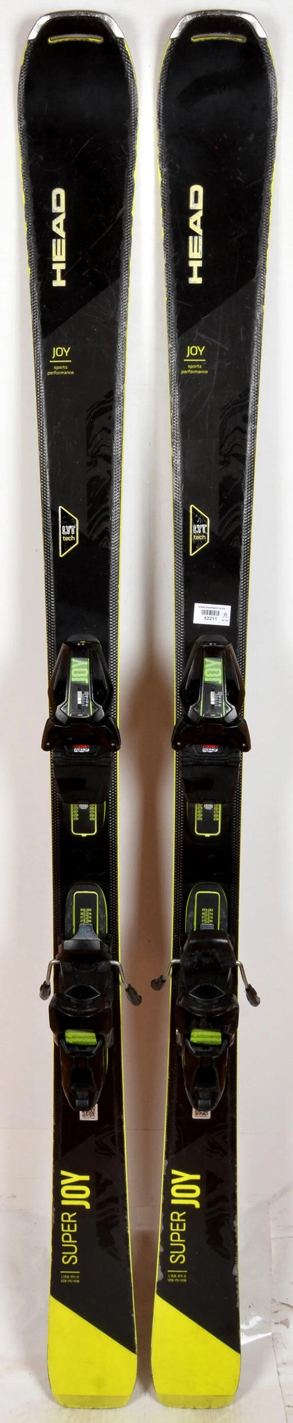 REONDITIONNE - Skis Head SUPER JOY black / yellow - CORRECT 4/4