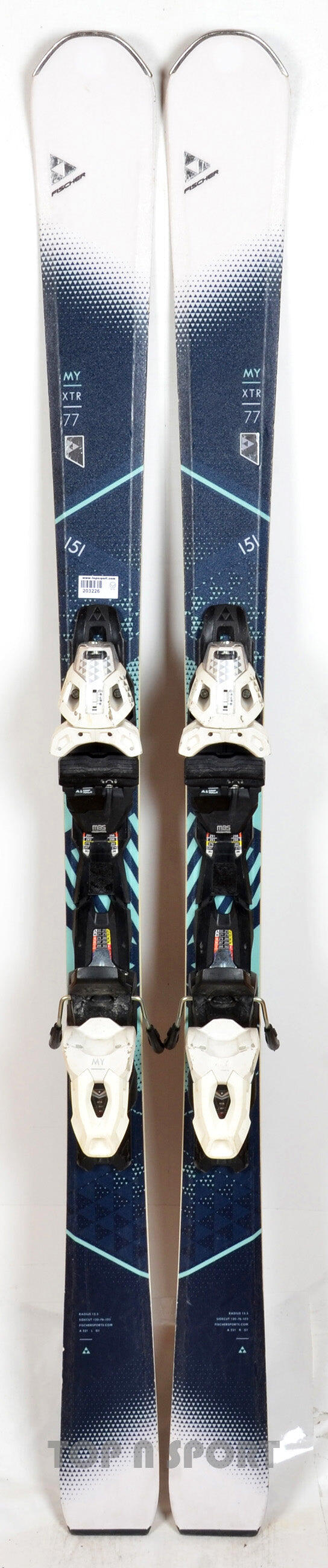 REONDITIONNE - Skis Fischer MY XTR 77 (MTN 77) - CORRECT 4/5